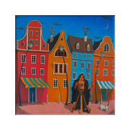 Nelle vie di Riga  70x70