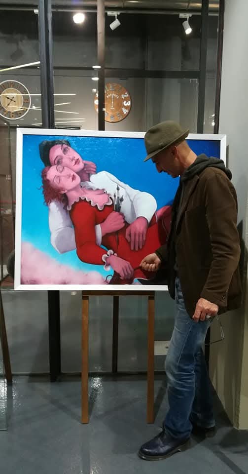 Ritratto di Gianni Valletta, pittore surrealista